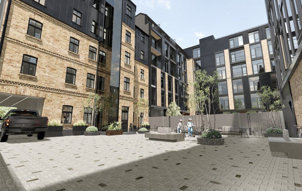 Ģertrūdes Avoti - Ģertrūdes iela 131 - Fasādes māja (Ģertrūdes iela 131) - Daugiabutis, Kita komercija - vizualizacija