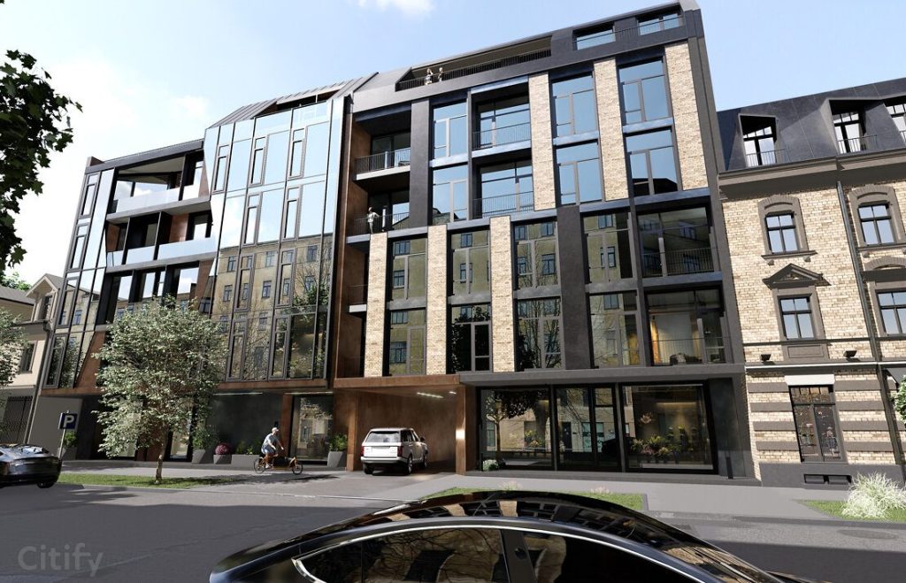 Ģertrūdes Avoti - Ģertrūdes iela 131 - Fasādes māja (Ģertrūdes iela 131) - Daugiabutis, Kita komercija - vizualizacija