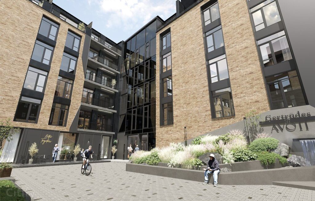 Ģertrūdes Avoti - Ģertrūdes iela 131 - Fasādes māja (Ģertrūdes iela 131) - Daugiabutis, Kita komercija - vizualizacija