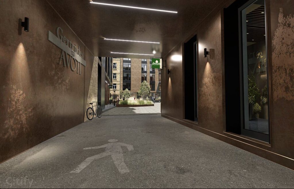 Ģertrūdes Avoti - Ģertrūdes iela 131 - Fasādes māja (Ģertrūdes iela 131) - Daugiabutis, Kita komercija - vizualizacija