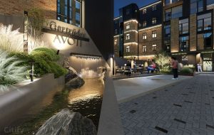 Ģertrūdes Avoti – Ģertrūdes iela 131 – Pagalma māja visuaalne