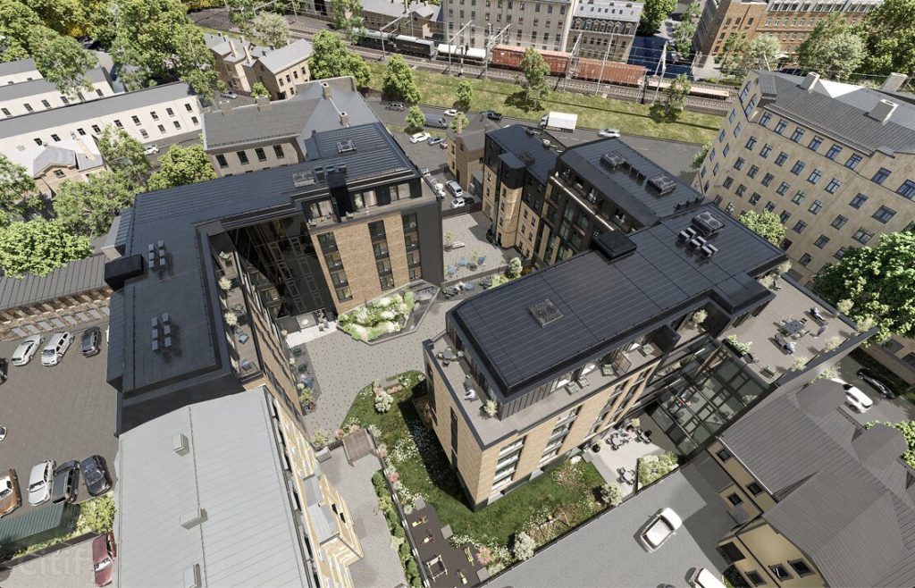 Ģertrūdes Avoti - Ģertrūdes iela 131 - Fasādes māja (Ģertrūdes iela 131) - Daugiabutis, Kita komercija - vizualizacija