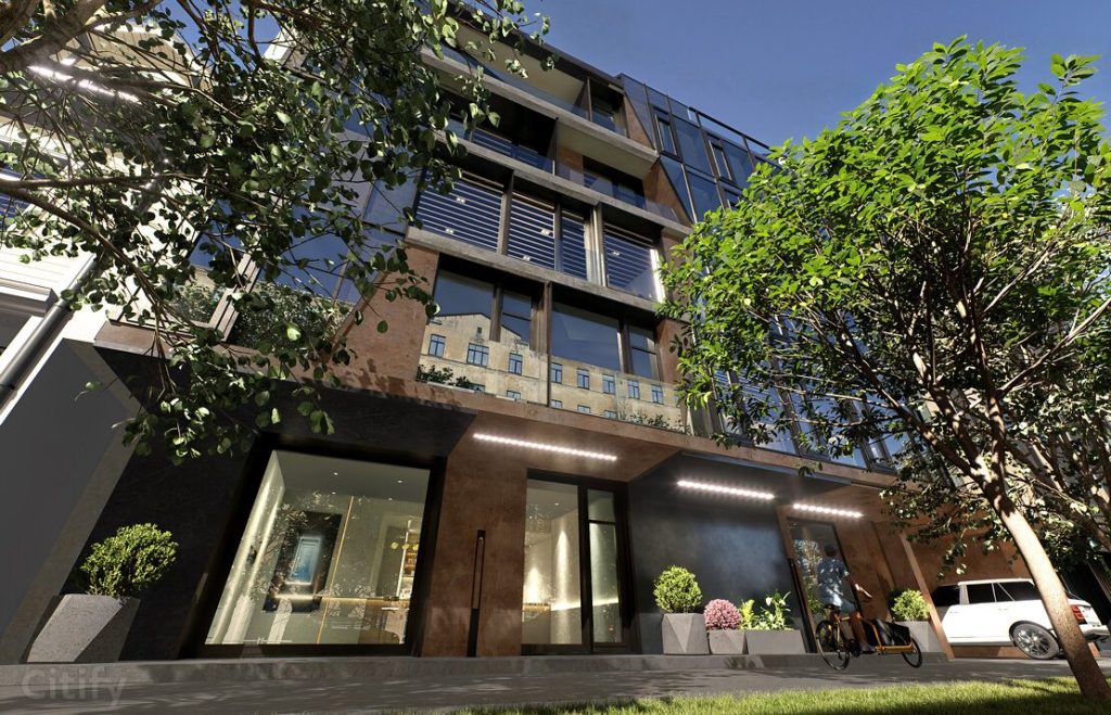 Ģertrūdes Avoti - Ģertrūdes iela 131 - Fasādes māja (Ģertrūdes iela 131) - Daugiabutis, Kita komercija - vizualizacija