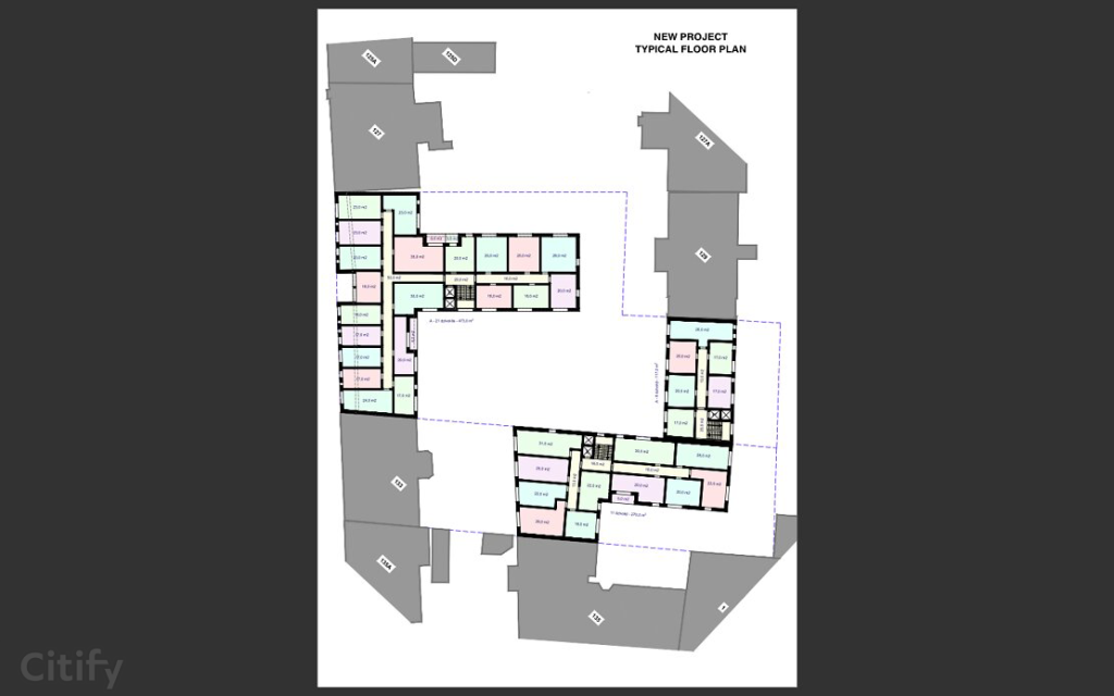 Ģertrūdes Avoti - Ģertrūdes iela 131 - Fasādes māja (Ģertrūdes iela 131) - Daugiabutis, Kita komercija - vizualizacija