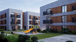 Gurių g. 129 daugiabučiai visuaalne