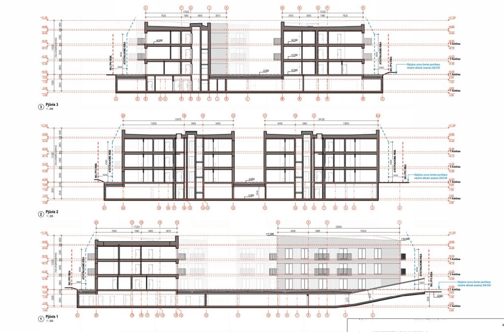 Gurių g. 129 daugiabučiai (Gurių g. 129) - Korterelamu - visuaalne