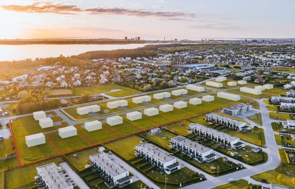 Ülemiste Residentsid (Kuslapuu tee 11, 13, 26, 28 / Väljaotsa tee 5) - Ridaelamu - visuaalne