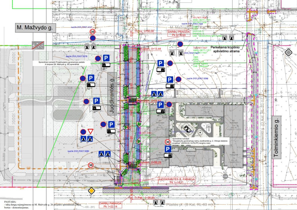 Juodkrantės g. atkarpa tarp M. Mažvydo g. ir Pilaitės pr. (Juodkrantės g.) - Gatvė - vizualizacija