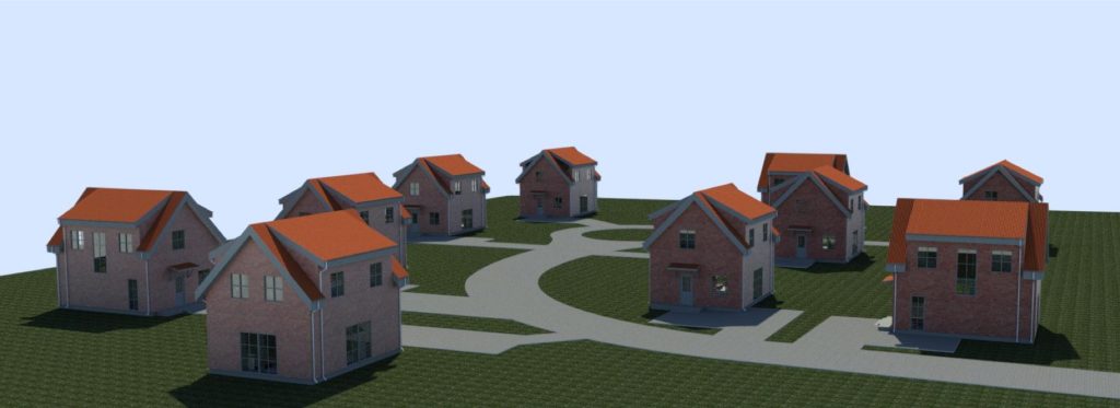 Mokyklos g. 1 (Mokyklos g. 1) - Private house community - visualization