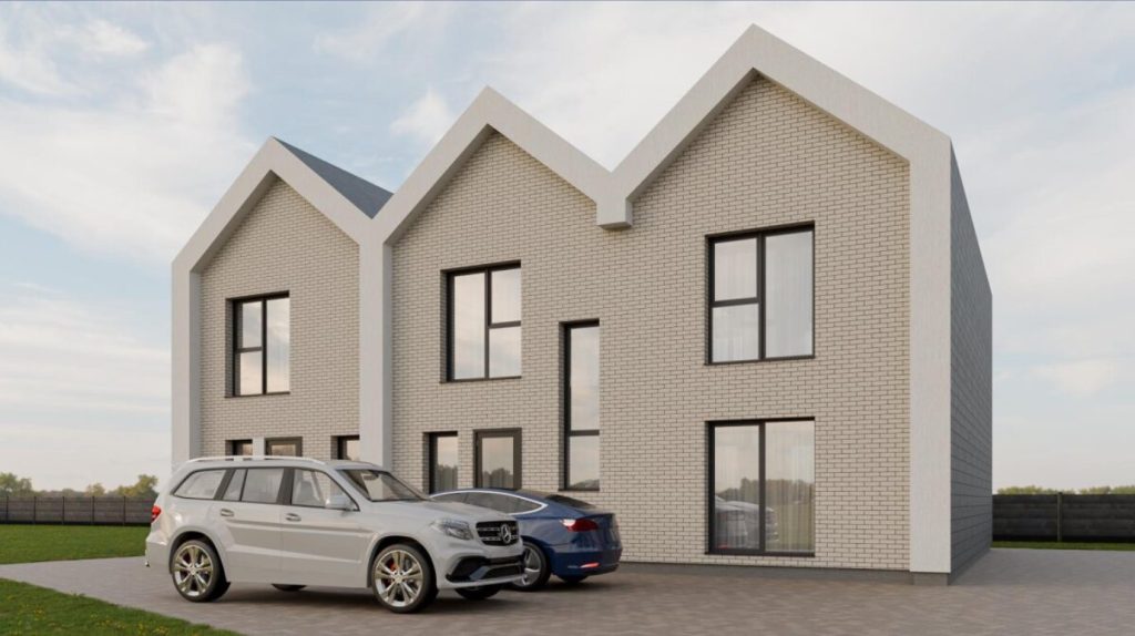 Monciškės g. 2 (Monciškės g. 2) - Row housing - visualization