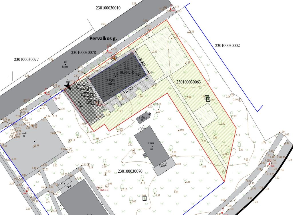 Pervalkos g. 3 (Pervalkos g. 3) - Private house community - visualization