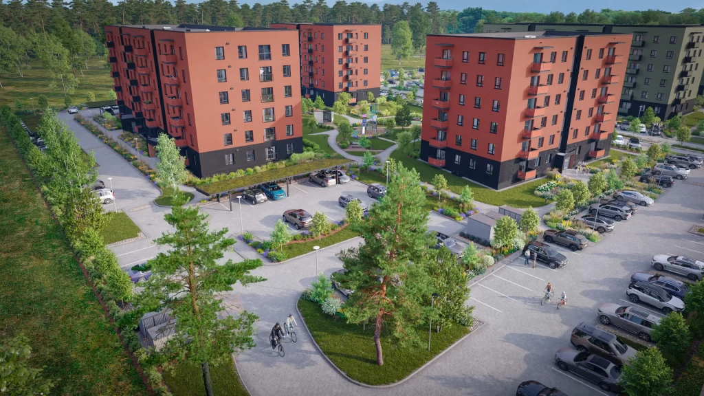 Valterciems - 2. kārta, 6. ēka - Ēvalda Valtera iela 44E (Ēvalda Valtera iela 44E) - Multi apartment - visualization