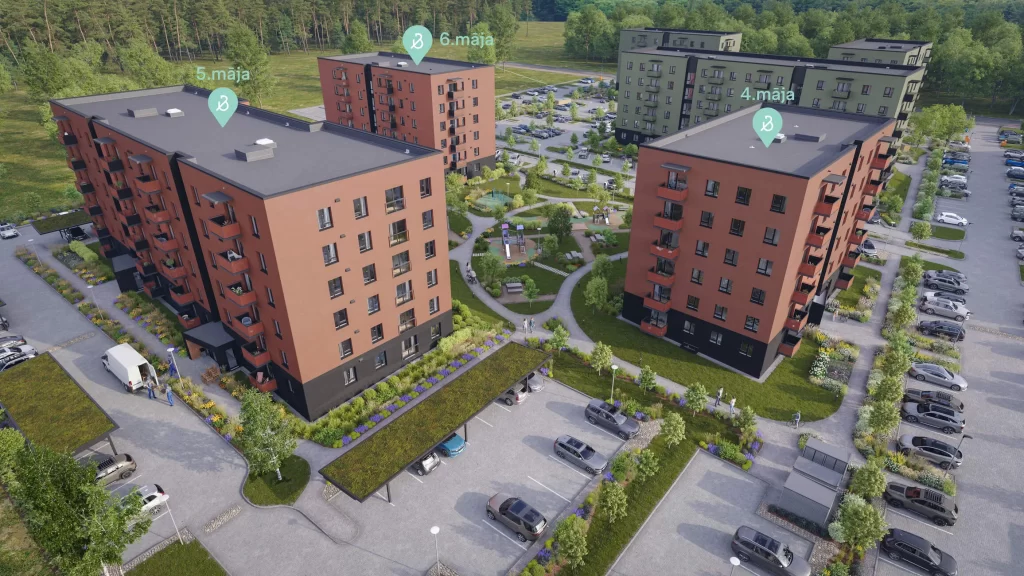Valterciems - 2. kārta, 6. ēka - Ēvalda Valtera iela 44E (Ēvalda Valtera iela 44E) - Multi apartment - visualization