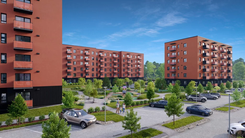 Valterciems - 2. kārta, 6. ēka - Ēvalda Valtera iela 44E (Ēvalda Valtera iela 44E) - Multi apartment - visualization