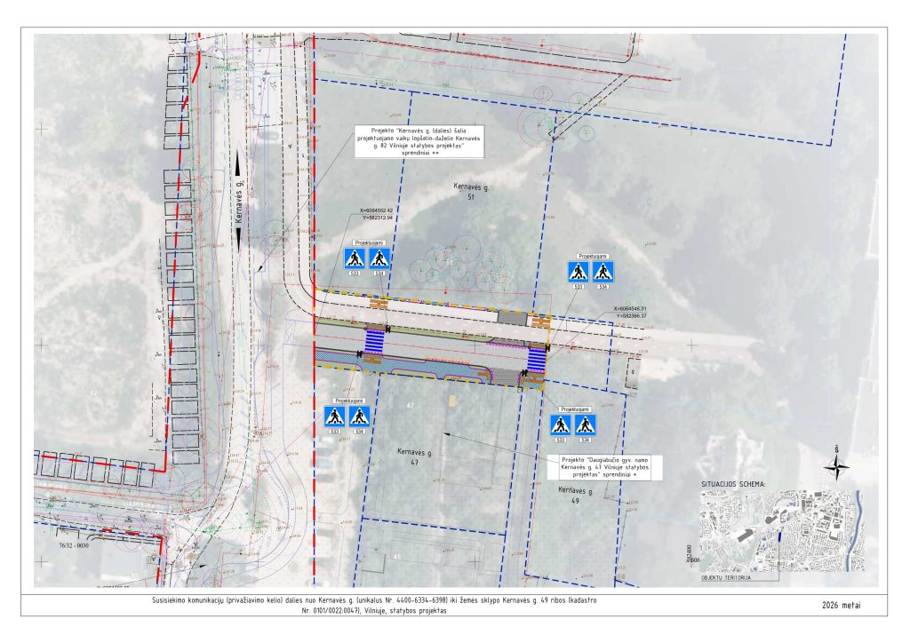 Privažiavimo kelias iki Kernavės g. 49 (Kernavės g.) - Gatvė - vizualizacija