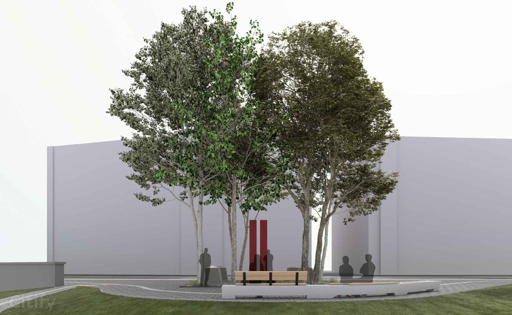 “Svešo varai spītējot” piemineklis ( Radio iela 1A) - Citas kultūras - vizualizācija