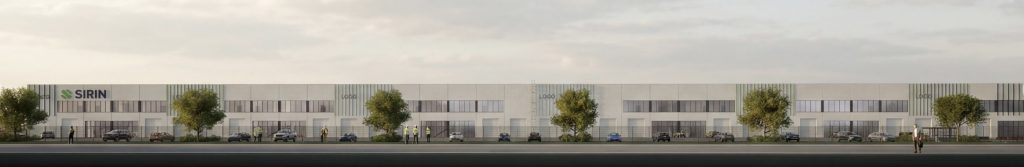 SIRIN sandėliai 1 etapas KLEZ 7 (Gamybos g. 11) - Noliktava / Izplatīšanas centrs - vizualizācija