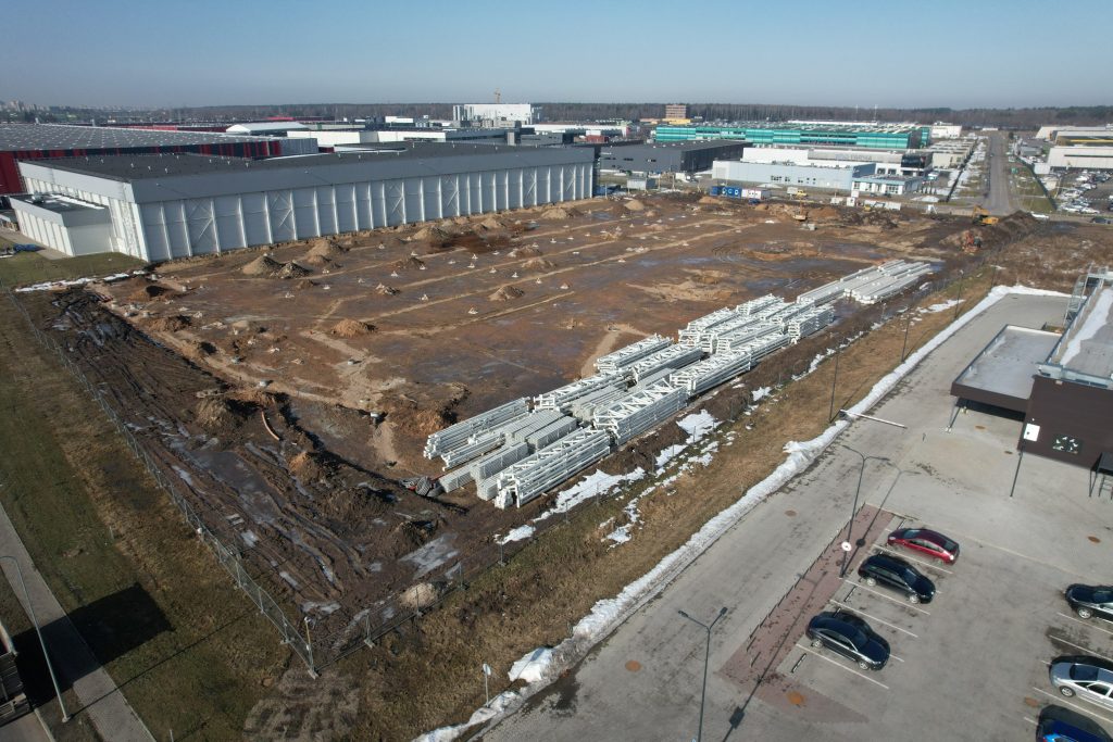 Vičiūnai Group sandėliai - šaldytuvai (Veterinarų g. 55) - Noliktava / Izplatīšanas centrs - būvdarbu attēli