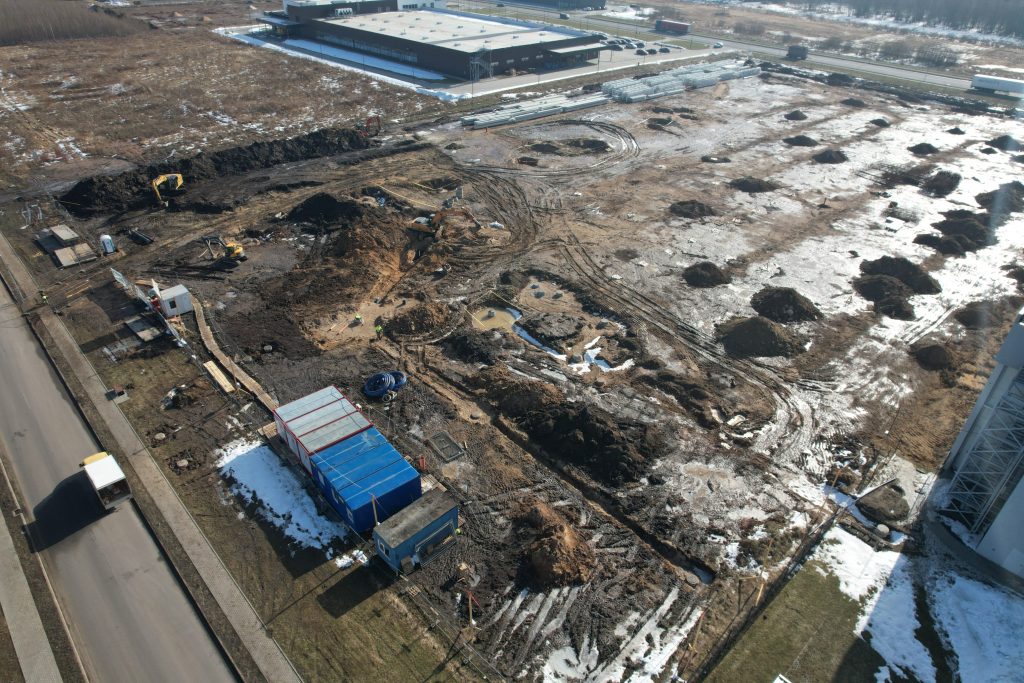 Vičiūnai Group sandėliai - šaldytuvai (Veterinarų g. 55) - Noliktava / Izplatīšanas centrs - būvdarbu attēli