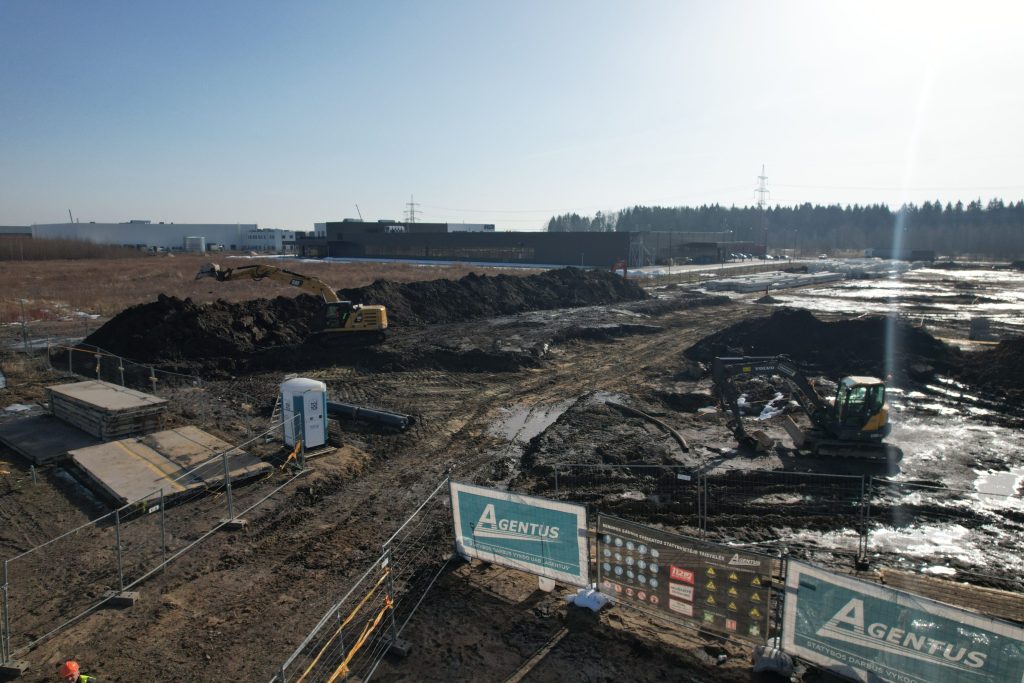 Vičiūnai Group sandėliai - šaldytuvai (Veterinarų g. 55) - Noliktava / Izplatīšanas centrs - būvdarbu attēli