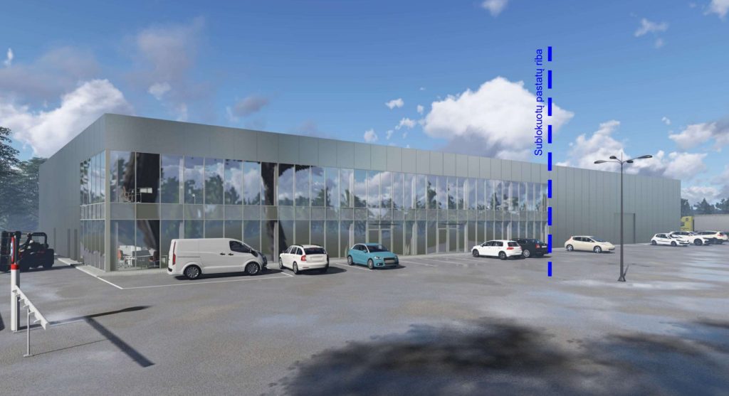 Vanaginės sodų 5-oji g. 1A (Vanaginės sodų 5-oji g. 1A) - Noliktava / Izplatīšanas centrs - vizualizācija