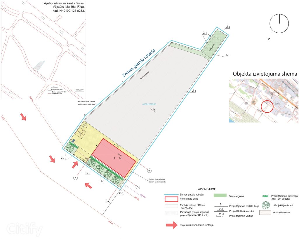 Vējstūru iela 19A (Vējstūru iela 19A) - Sandėlys / Platinimo centras - vizualizacija