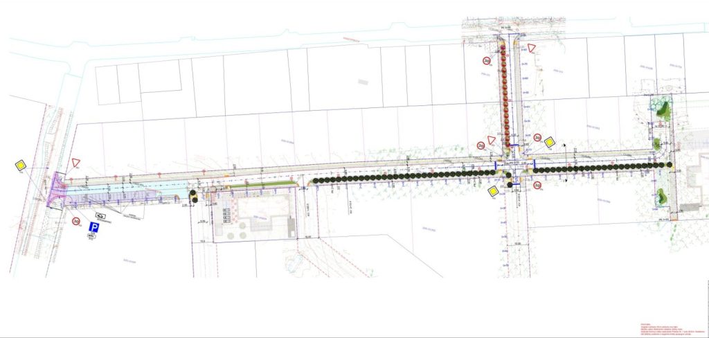 Vilkijos gatvės tiesimas (Vilkijos g.) - Street - visualization