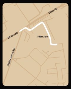 Klijānu ielas pagarinājums vizualizācija