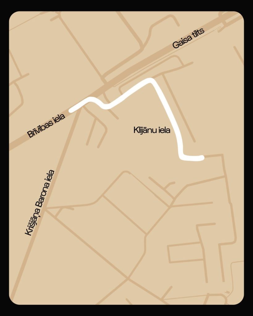 Klijānu ielas pagarinājums (Klijānu iela) - Ceļš - vizualizācija