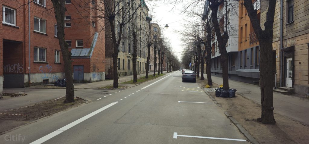 Velosipēdu ceļš Zvaigžņu ielā (Zvaigžņu ielā) - Dviračių takas - statybų nuotraukos