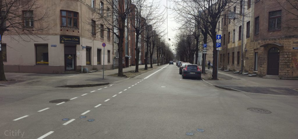 Velosipēdu ceļš Zvaigžņu ielā (Zvaigžņu ielā) - Dviračių takas - statybų nuotraukos