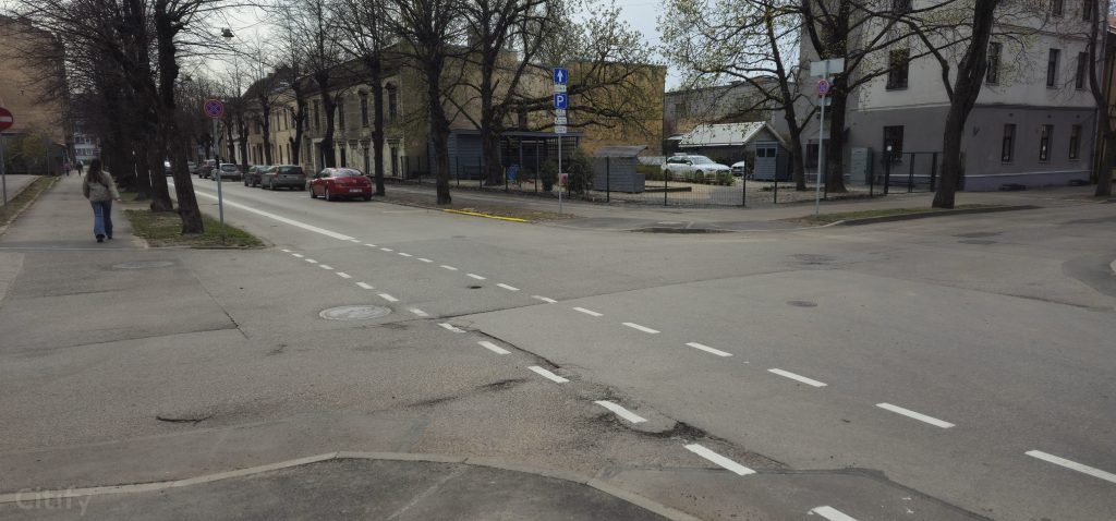 Velosipēdu ceļš Zvaigžņu ielā (Zvaigžņu ielā) - Dviračių takas - statybų nuotraukos