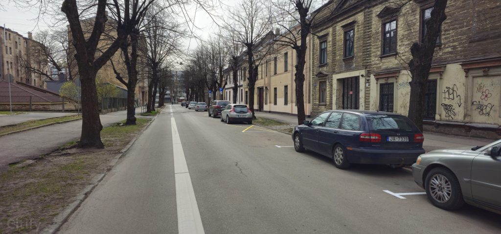 Velosipēdu ceļš Zvaigžņu ielā (Zvaigžņu ielā) - Dviračių takas - statybų nuotraukos