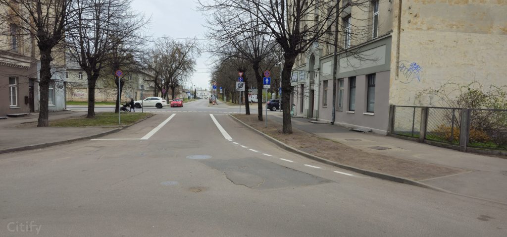 Velosipēdu ceļš Zvaigžņu ielā (Zvaigžņu ielā) - Dviračių takas - statybų nuotraukos