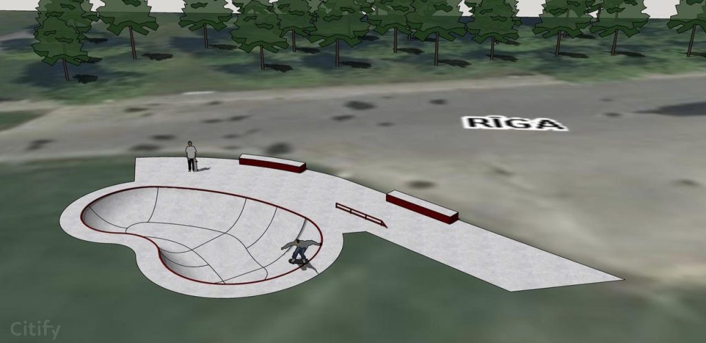 Āgenskalna betona baseina skeitparks (Uzvaras bulvāris 15) - Muud spordialad - visuaalne