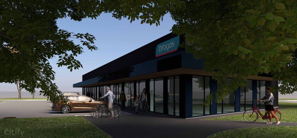 Anniņmuižas iela 10 (Anniņmuižas iela 10) - Prekybos centras - vizualizacija