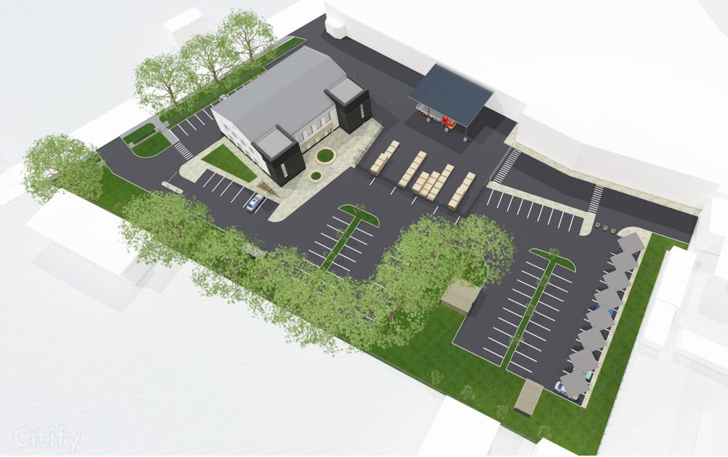 Latvijas Finieris - Ēkas pārbūve un teritorijas labiekārtojums (Bauskas iela 59) - Vieglā rūpniecība - vizualizācija