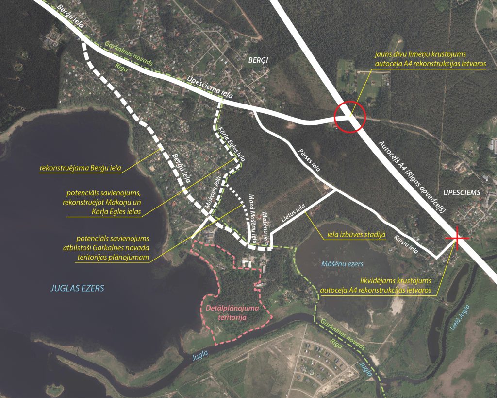 Gadalaiki (Berģu iela 168) - Daugiabutis, Privačių namų kvartalas, Sublokuoti namai - vizualizacija