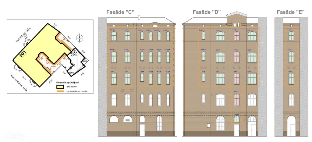 Brīvības iela 68 (Brīvības iela 68) - Daudzdzīvokļu nams - vizualizācija