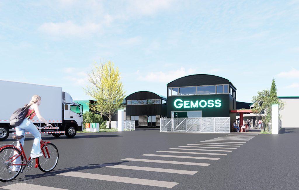 GEMOSS -  Mūkusalas iela 73 k-2 - Ēku pārbūve ( Mūkusalas iela 73 k-2) - Maitinimo įstaiga, Maisto parduotuvė, Ne maisto parduotuvė - vizualizacija