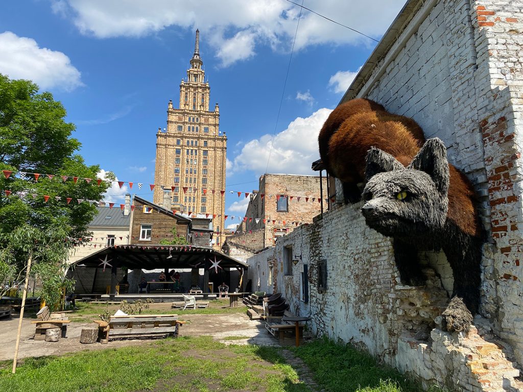 Lastādijas kvartāls (Lastādijas iela 9) - Kultūras centrs, Autostāvvieta - būvdarbu attēli