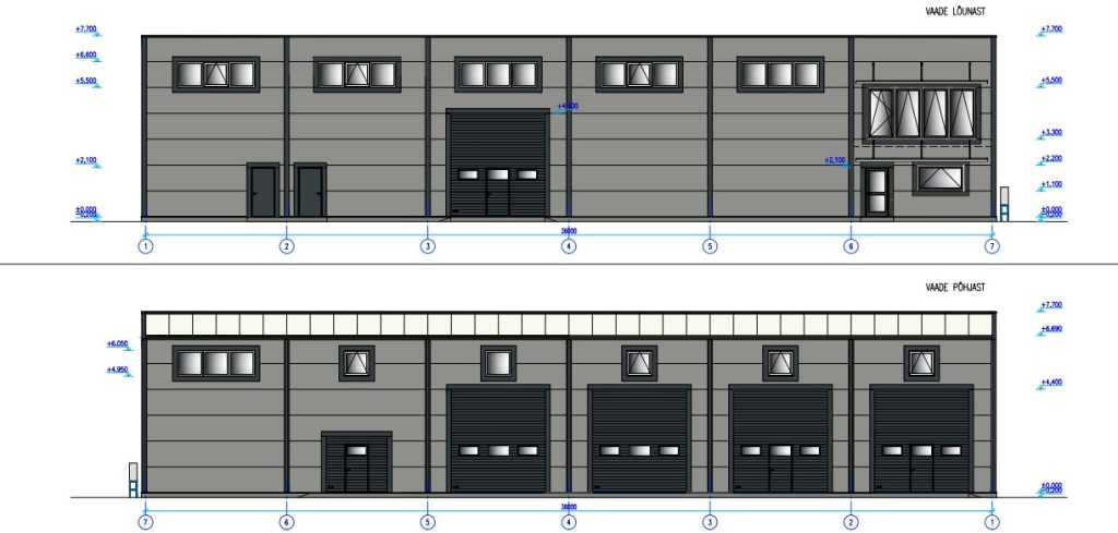 Tööstuse tee 4 (Tööstuse tee 4) - Automobilių centras - vizualizacija
