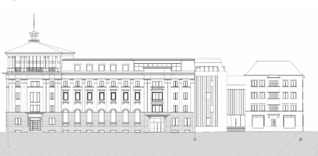 Viešbučio Victoria plėtra (H. Manto g. 1) - Hotel - visualization