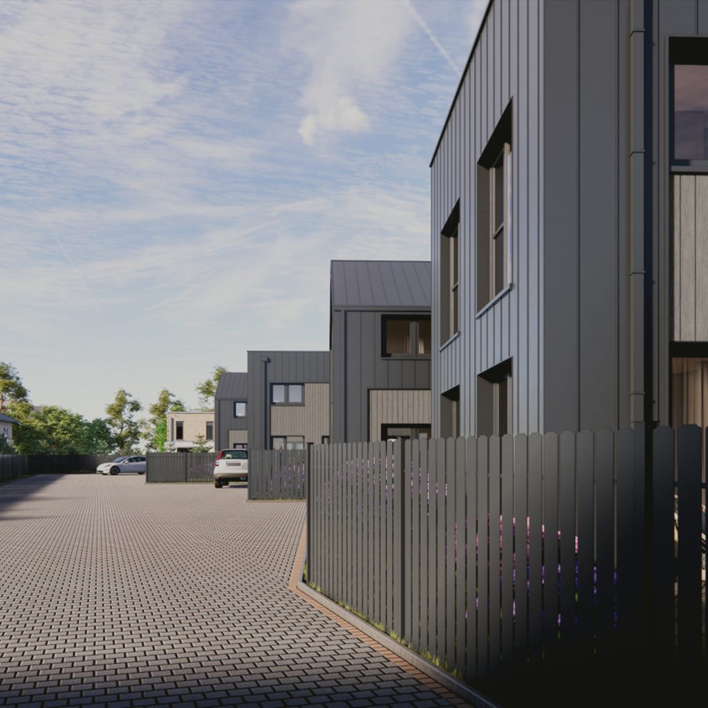 Harmony Homes (Kazio Bizausko g. 100, 102, 104, 106, 108) - Row housing - visualization