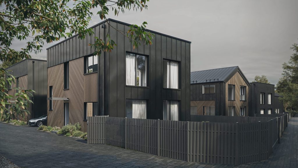 Harmony Homes (Kazio Bizausko g. 100, 102, 104, 106, 108) - Ridaelamu - visuaalne