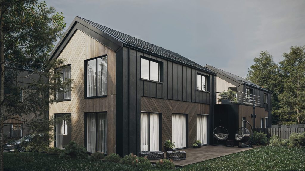 Harmony Homes (Kazio Bizausko g. 100, 102, 104, 106, 108) - Ridaelamu - visuaalne