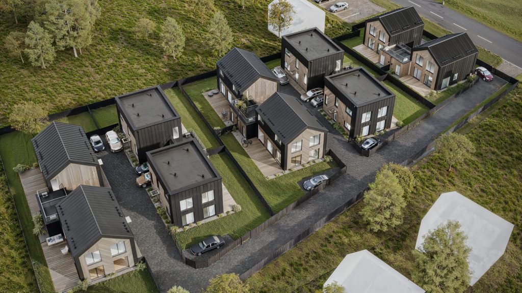 Harmony Homes (Kazio Bizausko g. 100, 102, 104, 106, 108) - Ridaelamu - visuaalne