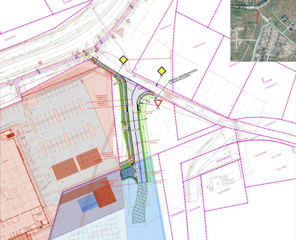 Kaimynų g. atkarpa ties Lentvario g. 130 (Kaimynų g.) - Street - visualization