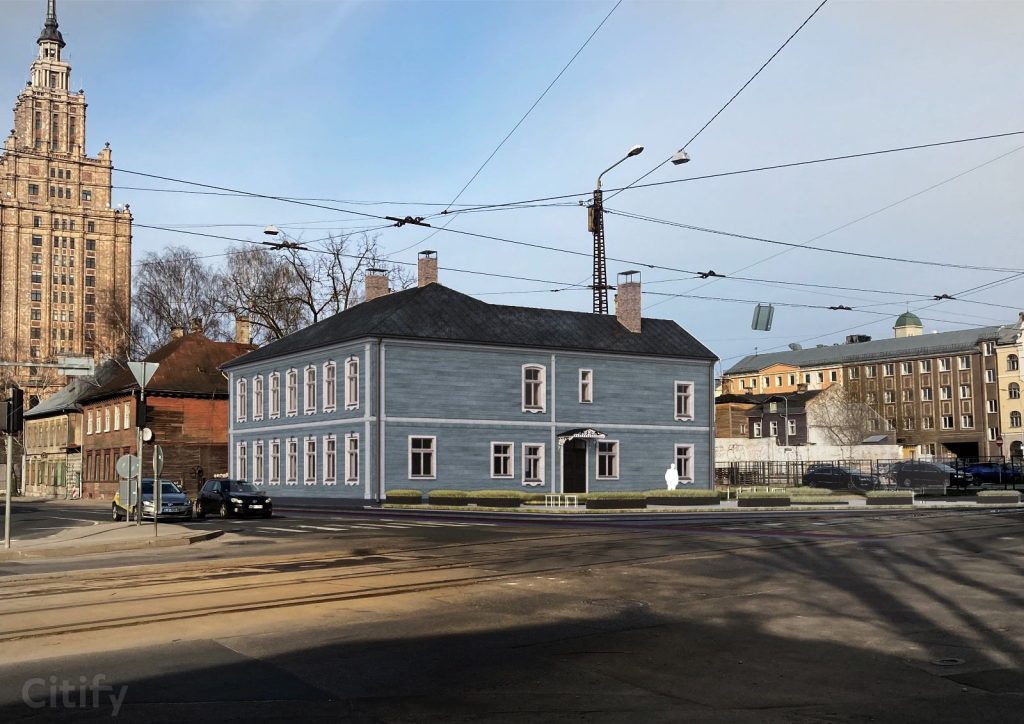 Lastādijas kvartāls (Lastādijas iela 9) - Kultūras centrs, Autostāvvieta - vizualizācija