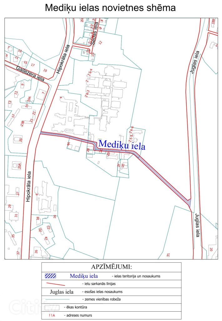 Mediķu ielas izveidošana (Mediķu iela) - Ceļš - vizualizācija